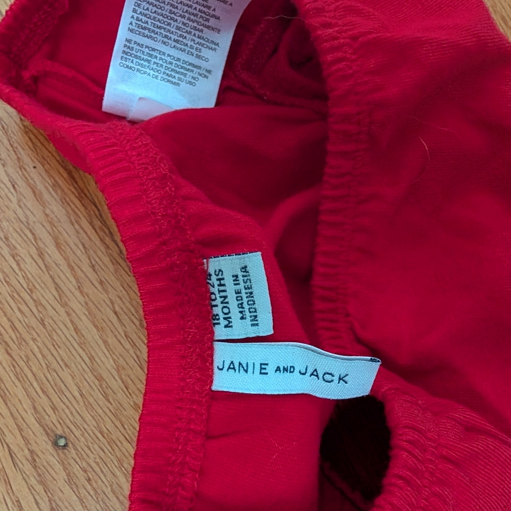 Janie and Jack Pink and Red Kids Dress - Picture 6 of 6